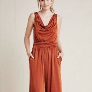 Burnt Orange Maeve by Anthropologie Jumpsuit